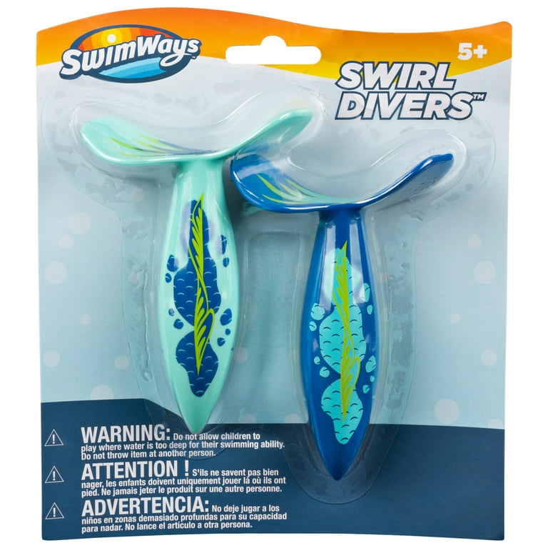 SwimWays Swirl Divers Fish-Shaped Pool Dive Toys