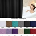 thumbnail image 6 of SPXTEX Dark Green Shower Curtains 96 inches Long Waterproof Fabric Farmhouse Modern Rectangle Textured Shower Curtains with Hooks for Bathroom Decorative Shower Room 72" W X 96" L, 6 of 8