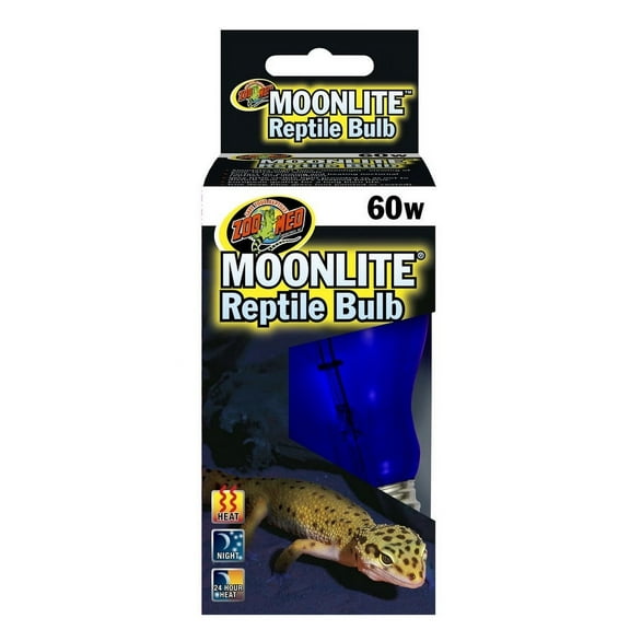 Zoo Med Moonlight Reptile Bulb [Reptile Incandescent Bulbs, Reptile Night Bulbs, Reptile Supplies] 60 watt