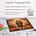 thumbnail image 5 of Carolines Treasures DAC1038LCB 15 x 12 in. Unisex Cocker Spaniel Fall Glass Cutting Board - Large, 5 of 7