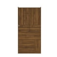 thumbnail image 6 of Youmumeub Modern L-Shaped Desk with Hutch & Charging Station, Wood Executive Corner Desk with File Drawers & Bookshelves, Large Study Table for Home Office, 6 of 6