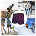 thumbnail image 4 of Yiaed Black Dark Blue Purple Print Men's Soft Cotton Boxer Shorts Breathable Boxers Underwear Moisture-Wicking Underwear Stretch Boxer Briefs for Man-Small, 4 of 5