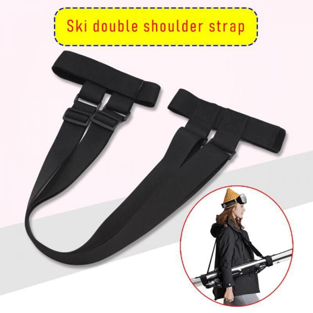 1pc Nylon Hook and Loop Strap Ski Snowboard Bag Carrier Holder Hook and TS 