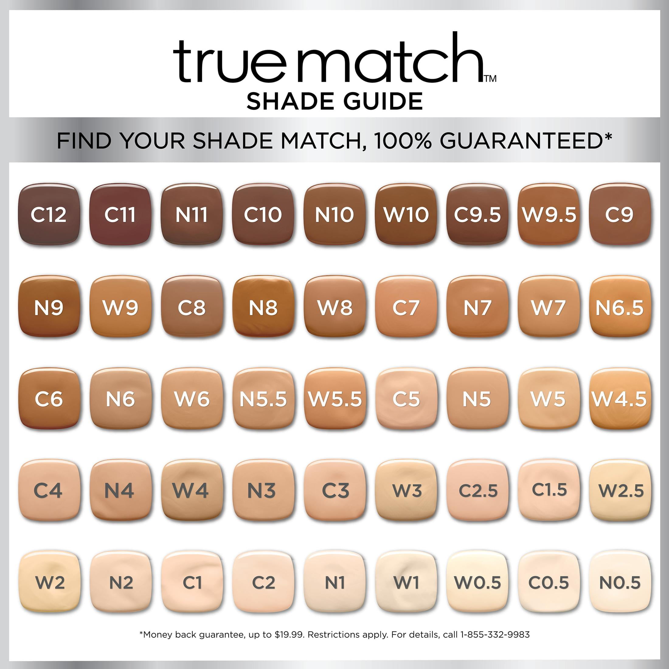 L'Oreal Paris True Match Liquid Foundation Makeup, N2 Classic Ivory, 1 fl oz - Old Version