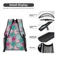 thumbnail image 4 of Yiaed Tropical Leaves Print School Backpack College Backpack Daypacks for Students High School Spacious and Durable Daypack for Work and Travel-One Size, 4 of 6