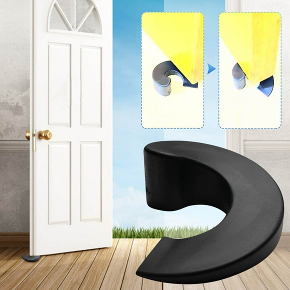 Dvkptbk Security Door Stop Household Non-slip Safety Door Suction Door Wedge Door Stopper Door Plug Door Top Door Stopper Tools on Clearance