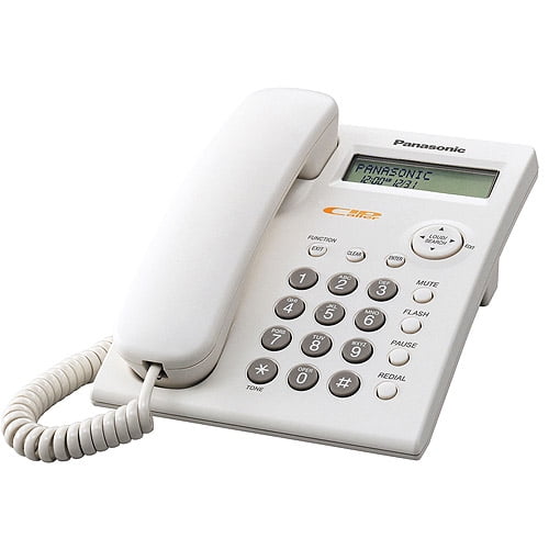 PANASONIC KXTSC11W SingleLine Corded Phone System with Caller ID