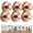 Bronze, variant on 6PCS No Drill Suction Cup Hooks, Waterproof Reusable Stainless Steel Towel Hooks, 15lbs Strong Wall Hangers for Shower, Kitchen, Glass & Tile Surfaces(Bronze)