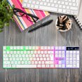 thumbnail image 4 of Teclado de computadora RGB Ratón Combo Retroiluminación USB 104 Teclas para PC Gamer Laptop, 4 of 9