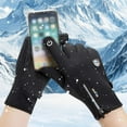 thumbnail image 5 of Winter Waterproof Warm Gloves, Winter Ski Gloves for Men Women, Touchscreen Cold Weather Driving Gloves, Windproof Anti-Slip Sports Gloves, Thermal Gloves for Driving Cycling, 1Pc(Blue,8.6x3.9"), 5 of 9
