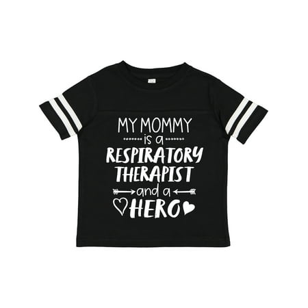 

Inktastic My Mommy is a Respiratory Therapist and a Hero Gift Toddler Boy or Toddler Girl T-Shirt