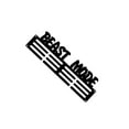 thumbnail image 3 of tamizeot Wall Mount Medal Hanger Display Rack Black for Lounge, Gymnaum with 3 Rows Style A Style A, 3 of 6