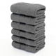 thumbnail image 1 of Mkk 6 Pack Basics Towel Set, Fade Resistant, 100% Cotton 500g/m -dark Grey The Better One, 1 of 1