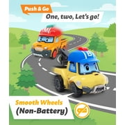 Robocar POLI Toys, BUCKY Transforming Robot Toys, 4 Action Figure Vehicles for Ages 3 and up