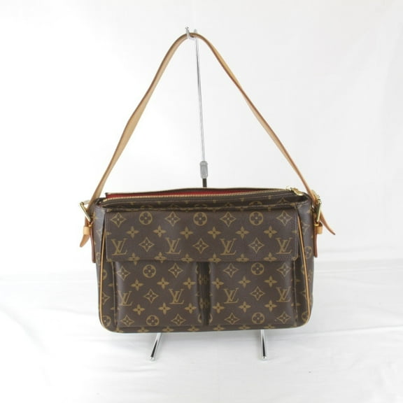 Pre-Owned LOUIS VUITTON M51163 Shoulder Bag Monogram Canvas Brown Women's (Good)