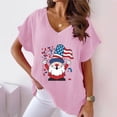 thumbnail image 2 of GERsome Patriotic T Shirts for Women American Flag Shirts 4th of July Tshirt USA Star Stripes Graphic Tees Casual V Neck Short Sleeve Tops S-3XL, 2 of 4