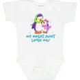 thumbnail image 3 of Inktastic My Great Aunt Loves Me Cute Penguins Girls Baby Bodysuit, 3 of 5