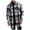 Black, variant on zfhfof Mens Flannel Trench Coat Lapel Collar Single Breasted Plaid Peacoat Fall Winter Business Casual Work Overcoats with Pockets