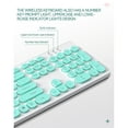 thumbnail image 4 of Wireless Keyboard And Mouse Combo Cute Keyboard Retro Round Keycap Thin Quiet 2.4GHz Retro Key Board For Laptop, 4 of 5