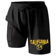thumbnail image 3 of WILLBEST Pantalones Cortos de Verano para Hombre, Deportivos, de Moda, para Playa, Ocio, Viajes, Poliéster, Estampado de Cocoteros, 323, 3 of 3