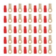 thumbnail image 1 of Battery Terminal Connectors,25Pcs 8mm 6 Gauge Copper Wire Lugs Battery Cable Ring Terminals Dependable Performance, 1 of 5