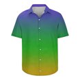 thumbnail image 2 of Awdenio Men's T-shirts Bowling Shirts for Men Print Short Sleeve Regular Fit Hawaiian Casual Button Down Beach Shirts, 2 of 4