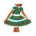 thumbnail image 4 of Robe de Noël pour Femmes à Manches Courtes Robe de Dessin Animé pour les Vêtements de Fête de Vacances, 4 of 5