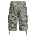 thumbnail image 5 of GrmtClth Men's Camouflage Print Cargo Shorts Multi Pocket Knee Length Short Trousers Athletic Outdoor Casual Loose Fit Shorts Light Gray 32short, 5 of 5