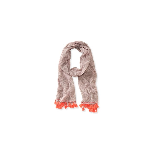 Bufanda tribal de neón Aeropostale para mujer, rosa, clásico (57 a 59 pulg.)
