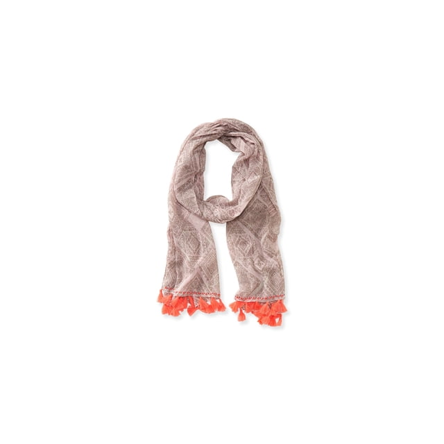 Bufanda tribal de neón Aeropostale para mujer, rosa, clásico (57 a 59 pulg.)