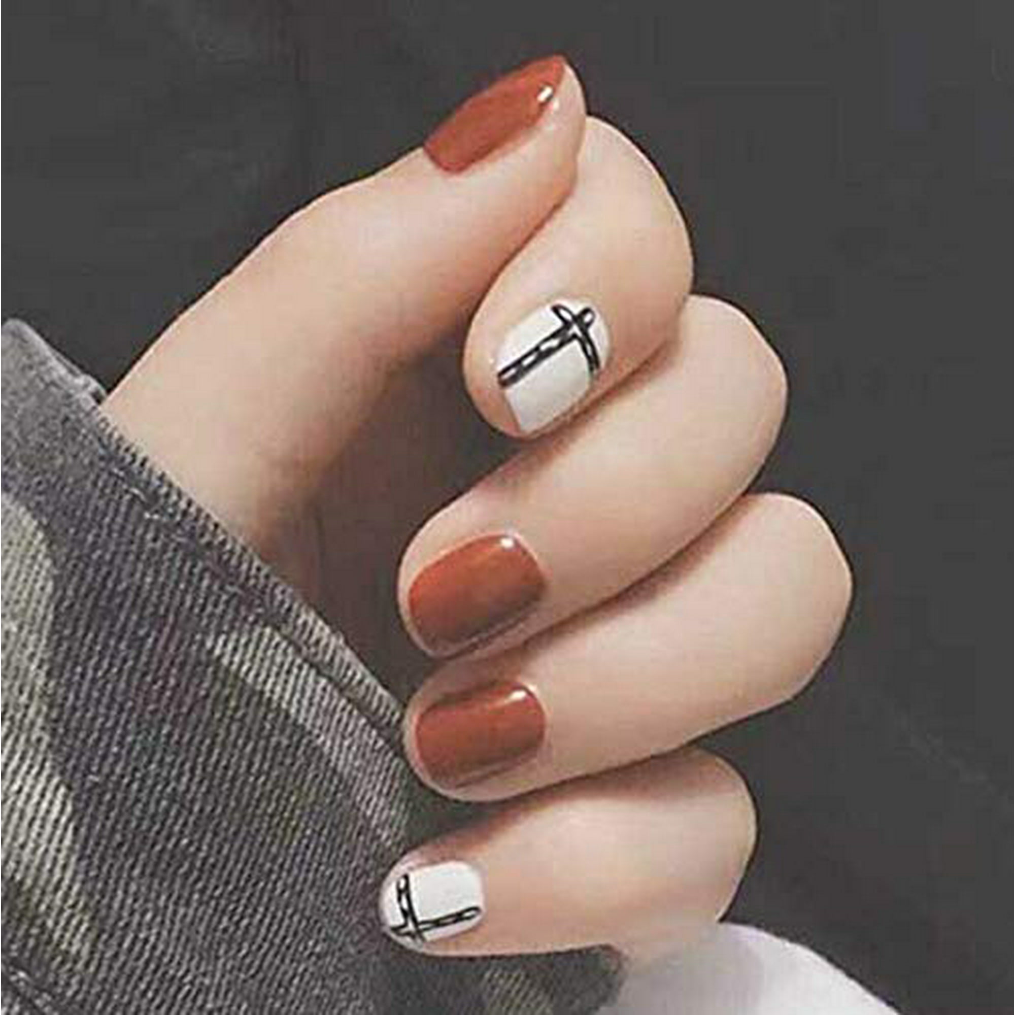 Sakytal Red Fake Nails Glossy Short Square Press on Nails Acrylic Full Cover Artificial False Nails for Women and Girls (24Pcs) | Walmart Canada Sakytal Red Fake Nails Glossy Short Square Press on Nails Acrylic Full Cover Artificial False Nails for Women and Girls (24Pcs) | Walmart Canada