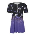 thumbnail image 4 of TINZ Tops For Women Suitable Trendy Suitable See Shirts for Women Pack Summer Tee Shirts Women Womens Short Sleeve Raglan Tee Women Thin Long Sleeve Shirt Womens Long Sleeve T Shirts plus Women Tee, 4 of 5