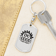 thumbnail image 6 of Do Good Sun Rays Stainless Steel or 18k Gold Premium Swivel Dog Tag Keychain, 6 of 10