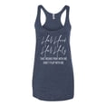 thumbnail image 2 of Half Hood Half Holy Pray With Me Tri-Blend Racerback Tank Top, Vintage Navy, Medium, 2 of 3
