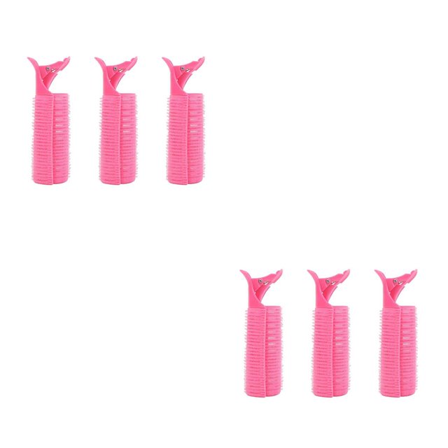 relayinert Pinces à Racines de Cheveux Rouleaux de Coiffage Moelleux Frange Boucleur Portable Voyage Lavable Plastique Pinces Sans Chaleur 3 Pcs 2Ensemble