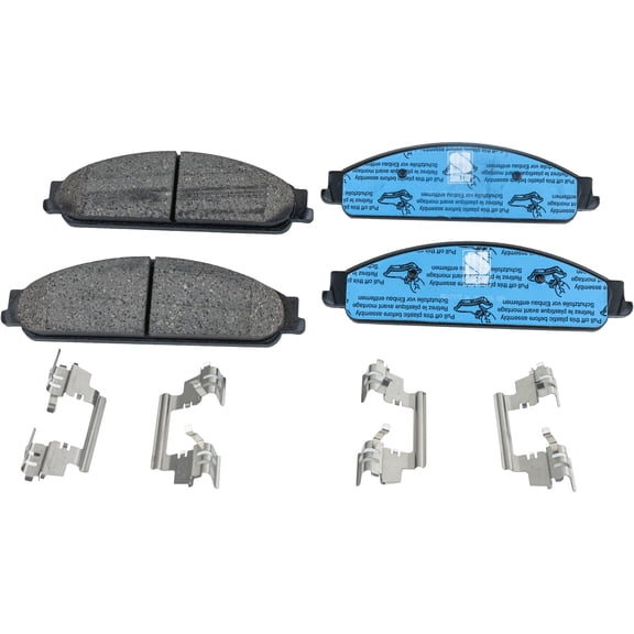Brake Pad Set Compatible with 2008-2009 Ford Taurus Mercury Sable 6Cyl 3.5L Front