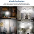 thumbnail image 3 of POINTERTECK 3/6Pcs COB LED Wall Light Cabinet Chambre à Coucher Salon Lampe avec Télécommande, 3 of 8