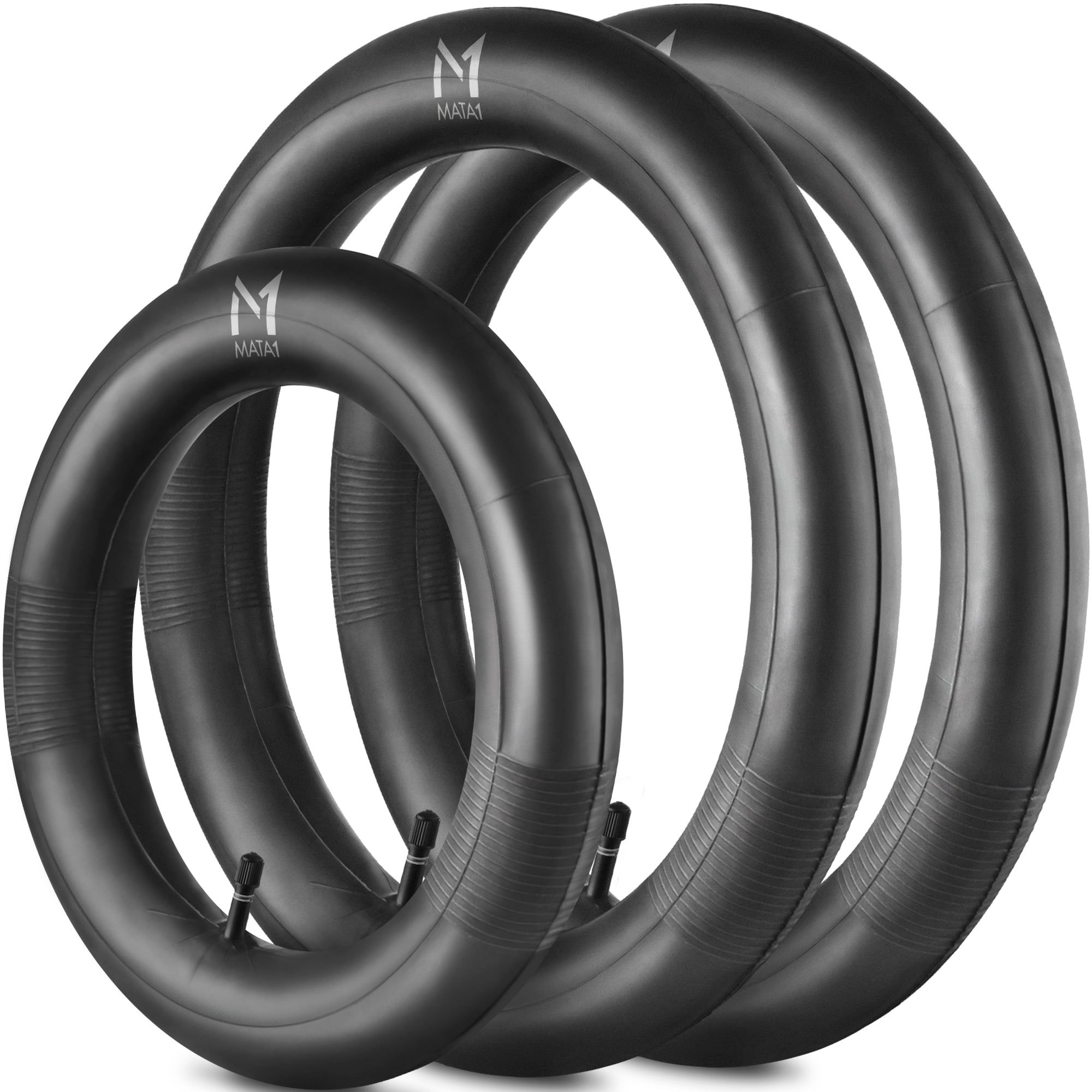 3 Inner Tubes, Two 16''x1.75/2.125 & One 12.5''x1.75/2.25, Back & Front
