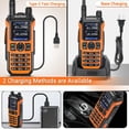 thumbnail image 2 of Radio bidireccional BAOFENG UV-21R recargable de largo alcance naranja, 2 of 8