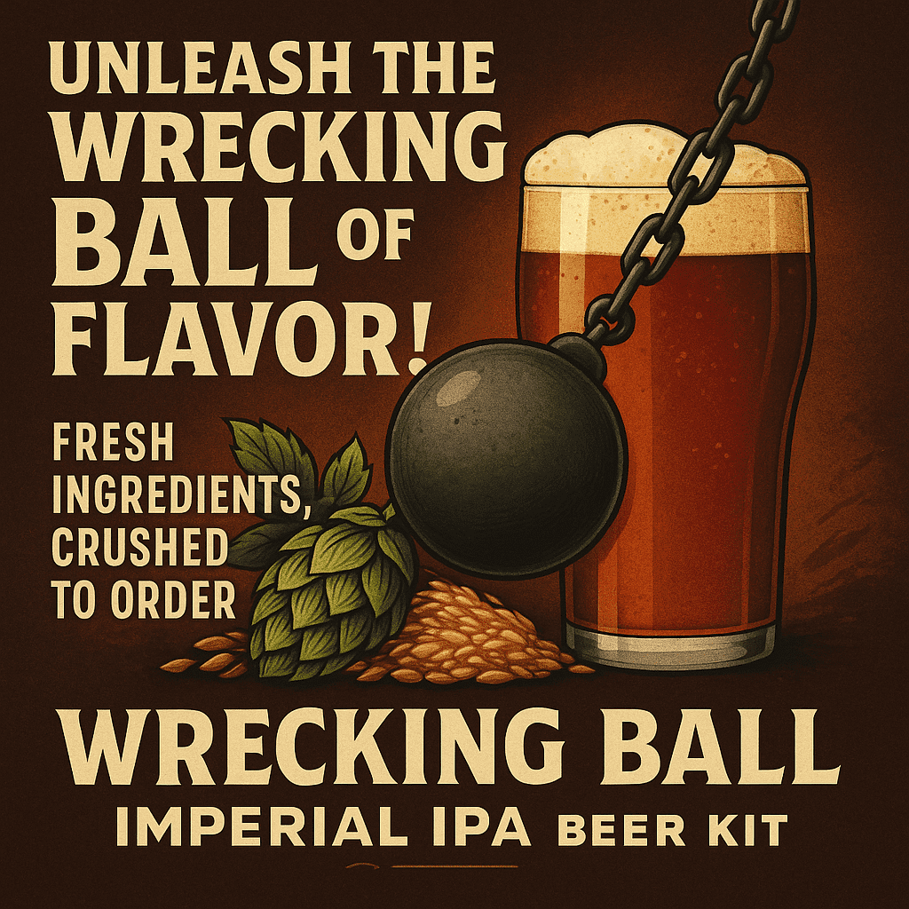 Label Peelers Wrecking Ball Imperial IPA Beer Kit - Extract