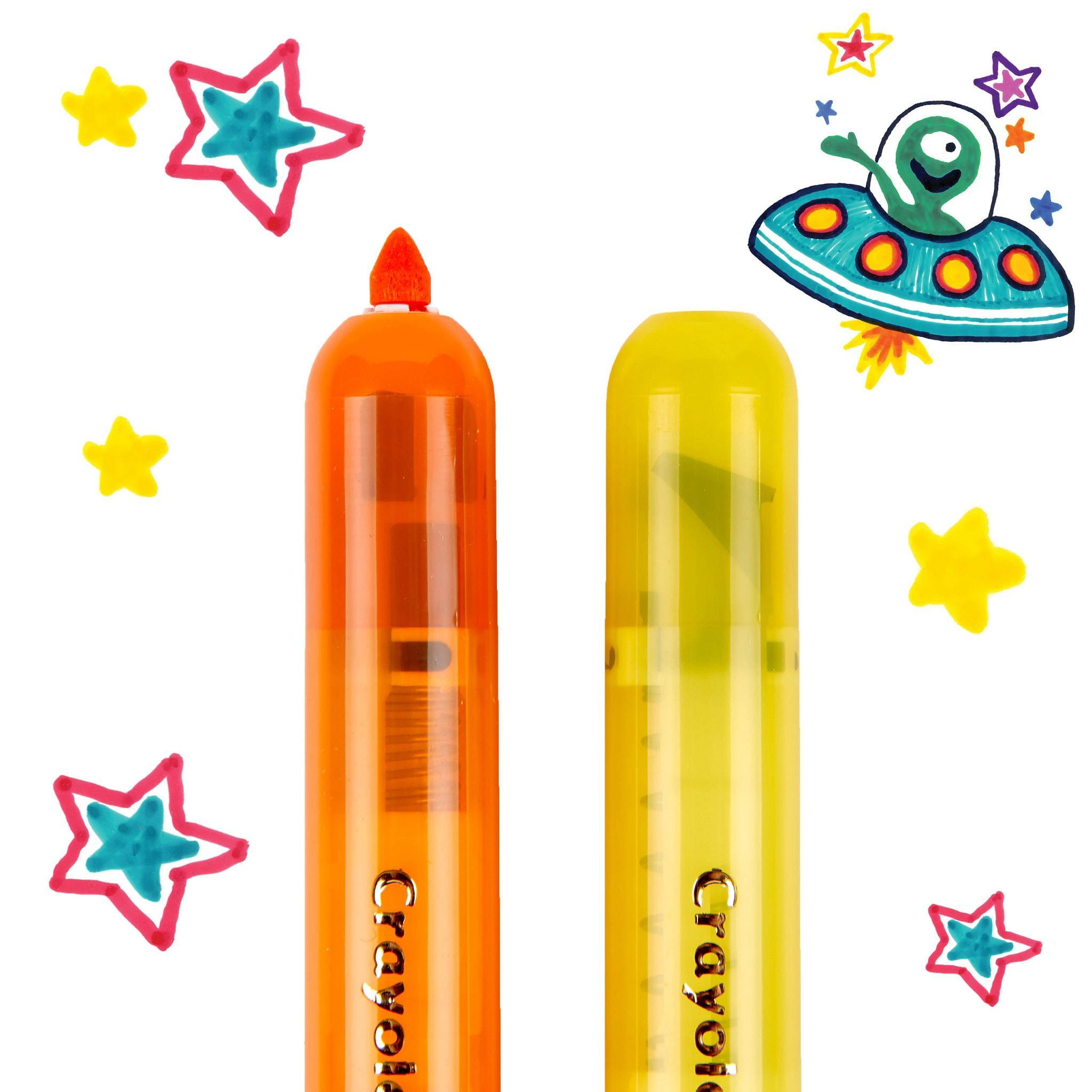 Cute Crayola Clicks Retractable Marker Craft with Paper Trees and
