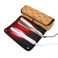 thumbnail image 3 of Hair Tool Organizer Bag with Heat Resistant Mat Removable Travel Storage Case for Hot Air Brushes Curling Irons Popcorn Pattern, 3 of 8