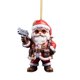 thumbnail image 1 of Pendiente de Santa, Adornación de Navidad, Collar para Teléfono, Doble Cara, Santa para Árbol Navideño, Metal, Portable, para Dormitorio, Pendiente de Navidad, Collar de Santa, Adornación de, 1 of 9