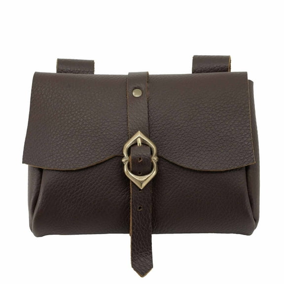 Lord of Battles Medieval Bag Genuine Buff Leather Bag Belt Pouch Renaissance Costume Waist Bag Cosplay Costume Messenger Belt Bag for Him/Her