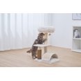 thumbnail image 3 of Vibrant Life 27.8"Cat Tree with Top Perch, Sisal Post and Arch Scratchers, Full-Body Groomer,Cream, 3 of 8