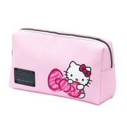 Impressions Vanity Hello Kitty Cosmetic Pouch, Waterproof Travel Makeup Bag Organizer (Pink Animal)