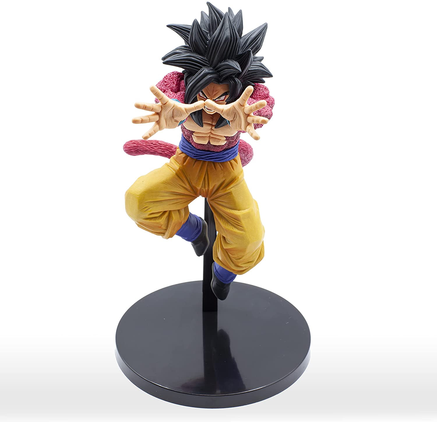 Anime Dragon Ball Z Super Saiyan 4 Goku Single Hand Blast Figure Statue Toy  Gift