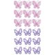 thumbnail image 1 of 100pcs Malla De Cable Decoración Artesanal Brillo De La Media Mariposas Boda SM SunniMix Mariposa, 1 of 8