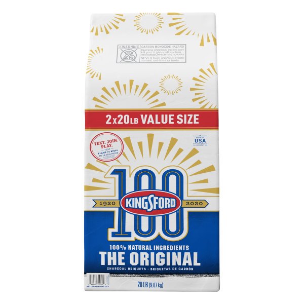 Kingsford Products 250987 20 lbs Original Kingsford, Charcoal Pack of