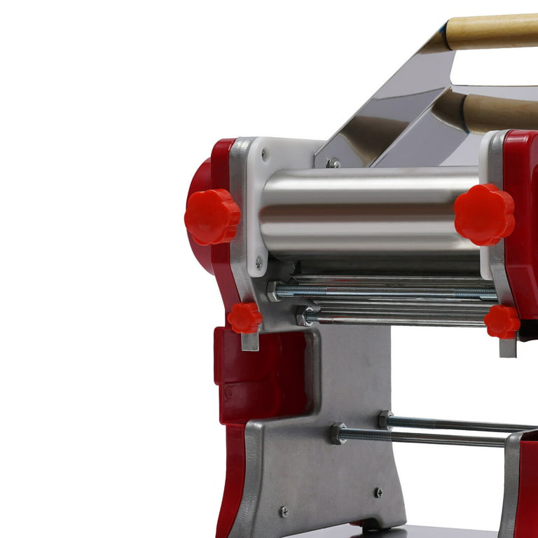 Rubber SS Dough Sheet Pasta Roller Machine Shule With Detachable Motor